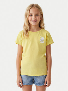 Roxy Roxy Футболка Lily ERGZT04139 Жовтий Regular Fit