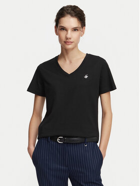 Beverly Hills Polo Club Beverly Hills Polo Club Camiseta P-SS26W-TS516518 Negro Regular Fit