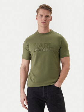 KARL LAGERFELD KARL LAGERFELD Camiseta 755035 562221 Verde Regular Fit
