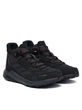 adidas Trekkings adidas Terrex Anylander Leather Mid Climaproof Hiking Shoes KH8875 Negru