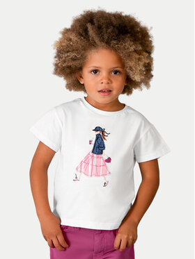 Mayoral Mayoral Camiseta 3011 Blanco Regular Fit