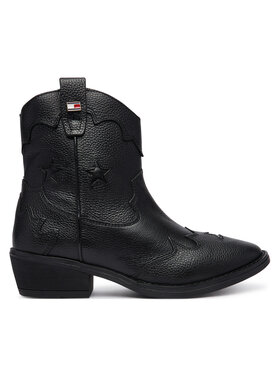 Tommy Hilfiger Каубойски обувки Tommy Hilfiger T3A5-35195-0036 Черен