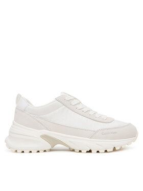 Calvin Klein Snīkeri Calvin Klein Hike Runner Casual Ny-Su Aop Wn YW0YW01995 Balts