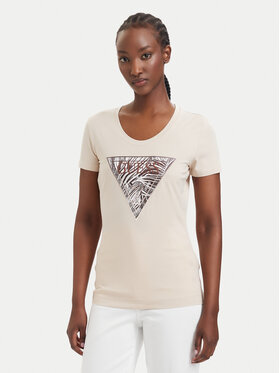 Guess Guess Футболка 182454 Бежевий Classic Fit