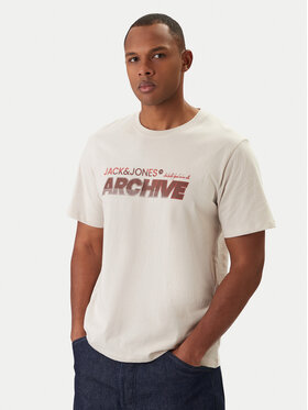 Jack & Jones Jack & Jones Camiseta Brat Tee 12288103 Beis Regular Fit