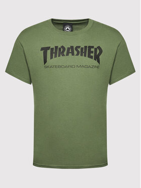 Thrasher Thrasher Camiseta Skatemag Verde Regular Fit