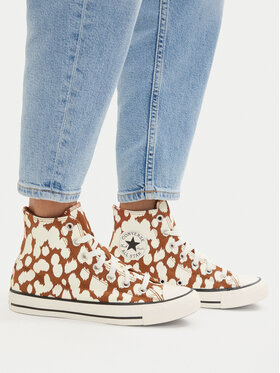 Converse Кеди Converse Chuck Taylor All Star Cow Print A17924C Коричневий