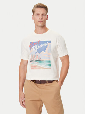Gant Gant Camiseta 2003341 Écru Regular Fit