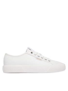 Calvin Klein Tornacipő Calvin Klein Vulc Lace Up Low Lth HW0HW03077 Fehér