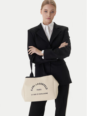 KARL LAGERFELD Handtasche KARL LAGERFELD B1W50010 Creme