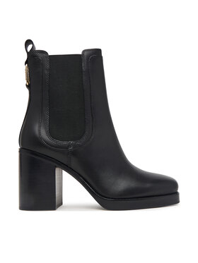 Tommy Hilfiger Stivaletti Tommy Hilfiger Ltr Square Toe Heel Chelsea Boot FW0FW09555 Nero