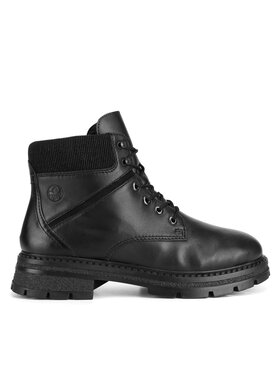 Rieker Schnürschuhe Rieker Z9802-00 Schwarz