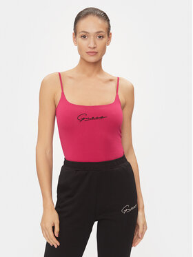 Guess Guess Felső Signature V4RP06 J1314 Rózsaszín Regular Fit