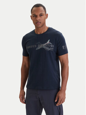 Aeronautica Militare Aeronautica Militare Camiseta 261TS2541UJ00727 Azul marino Regular Fit