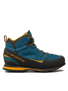La Sportiva Turistiniai batai La Sportiva Boulder X Mid Gtx GORE-TEX 17EBY Tamsiai mėlyna