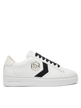 PHILIPP PLEIN Sneakersy PHILIPP PLEIN AADS USC0678 PLE075N Biela