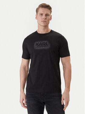 KARL LAGERFELD KARL LAGERFELD Camiseta 755060 562242 Negro Regular Fit