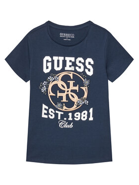 Guess Guess Футболка J5YI25 K6YW4 Cиній Regular Fit