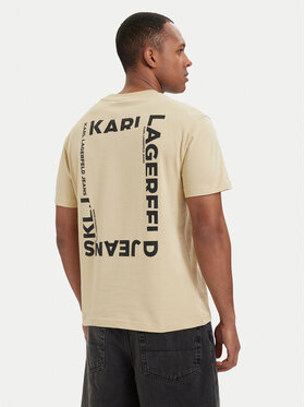 Karl Lagerfeld Jeans Karl Lagerfeld Jeans Camiseta B2M17090 Caqui Relaxed Fit