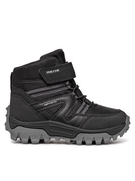 Geox Ботуши Geox J Himalaya Boy B Abx J46FRD 050FU C9999 S Черен