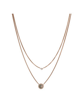 Fossil Náhrdelník Fossil Val JF02953791 Zlatá