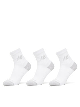 New Balance Dlhé ponožky New Balance Active Cushion Quarter Socks LAS35204WT Biela