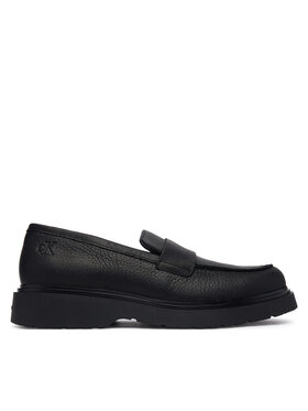 Calvin Klein Slipper Calvin Klein Combat Ess Loafer Tu Lth HM0HM02347 Schwarz