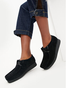 Clarks Туфлі Clarks Wallabee Evo Sh 26174746 Чорний