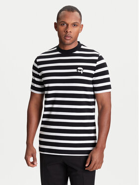 KARL LAGERFELD KARL LAGERFELD Marškinėliai 755022 553231 Juoda Regular Fit