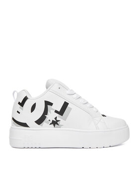 DC Shoes Sneakersy DC Shoes CEO-COURT GRAFFIK PLATFORM DC02422101 Biały
