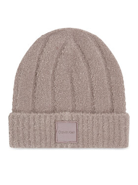 Calvin Klein Čepice Calvin Klein Modern Patch Chunky K60K612596 Béžová