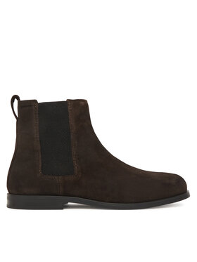 Calvin Klein Klassische Stiefeletten Calvin Klein Ess Rubber Chelsea Su HM0HM02055 Braun