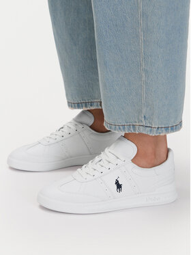 Polo Ralph Lauren Sneakersy Polo Ralph Lauren Heritage Aera 809971288001 Biela