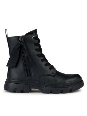 Geox Ghete Geox J Junette Girl J36HVG 000BC C9999 D Negru