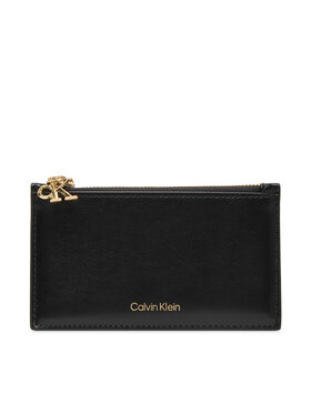 Calvin Klein Etui pentru carduri Calvin Klein Ck Zip Cardcase 6Cc LV04F1076G Negru