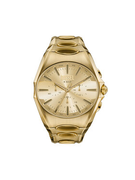 Diesel Годинник Diesel D-Curve Chronograph DZ4695 Золотий