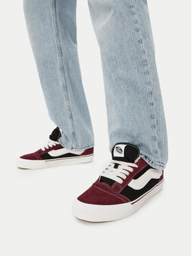 Vans Sneakers aus Stoff Vans Knu Skool VN000D2202Y1 Dunkelrot