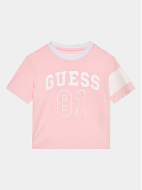 Guess Guess T-shirt J3YI07 K8HM4 Rosa Regular Fit