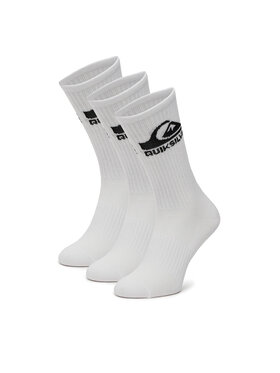Quiksilver Довгі шкарпетки Quiksilver AS_QUIKSILVER_101W_SS25 (3-PACK) Білий