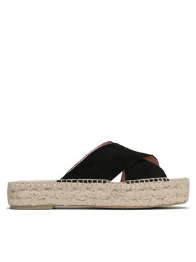 Manebi Espadrilles Manebi Double Sole X Bands Sandals K 1.0 DX Melns