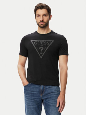 Guess Guess Футболка M6YI71 K3745 Чорний Slim Fit