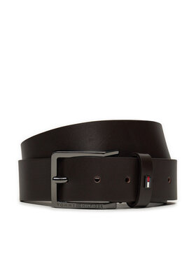 Tommy Hilfiger Pánsky opasok Tommy Hilfiger Oliver AM0AM12819 Hnedá