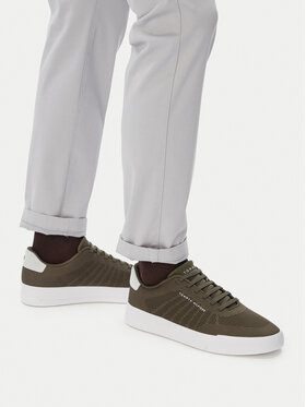 Tommy Hilfiger Sneakers Tommy Hilfiger Th Court Knit FM0FM05823 Verde