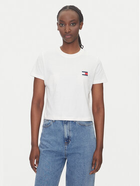 Tommy Jeans Tommy Jeans Marškinėliai DW0DW21423 Balta Regular Fit
