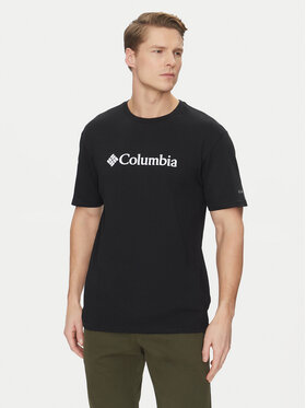 Columbia Columbia Marškinėliai CSC Basic Logo EM2180 Juoda Regular Fit