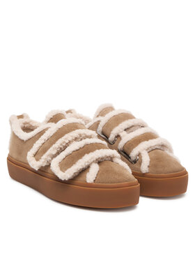 Inuikii Αθλητικά Inuikii Shearling Low Velcro 1001.001.0231 Μπεζ