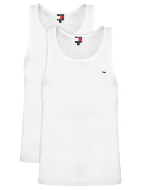 Tommy Jeans Tommy Jeans Conjunto de camisetas de tirantes DM0DM20769 Blanco Slim Fit
