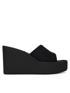 Calvin Klein Šlepetės Calvin Klein Wedge 70 Sndl Canv Mg HW0HW03134 Juoda