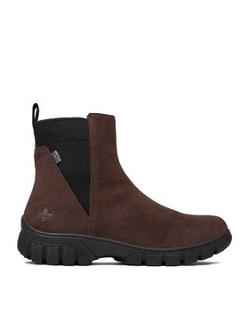 Rieker Botine Rieker CEO-Z7269-25 Maro închis