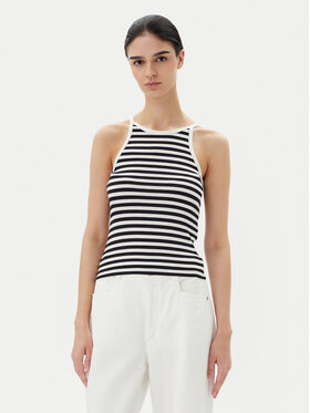 Pieces Pieces Топ Jane 17155477 Чорний Slim Fit